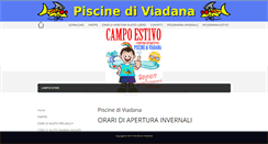 Desktop Screenshot of piscinediviadana.it